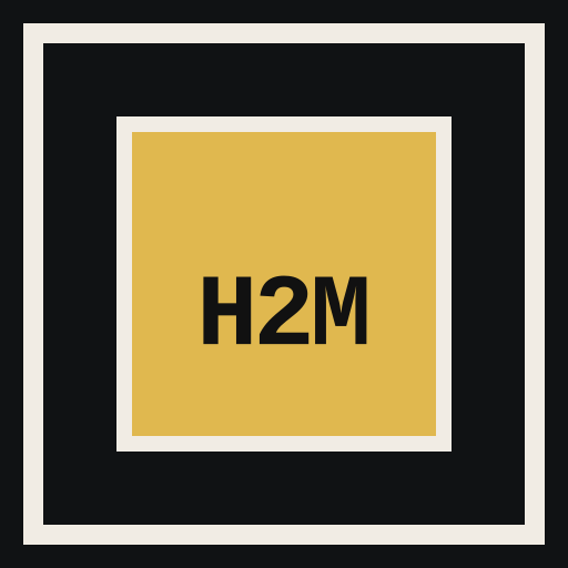 h2m — HTML to Markdown logo